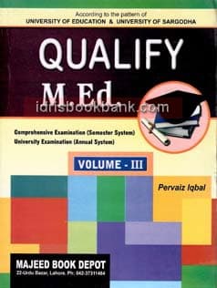 MAJEED QUALIFY M.ED VOL 3