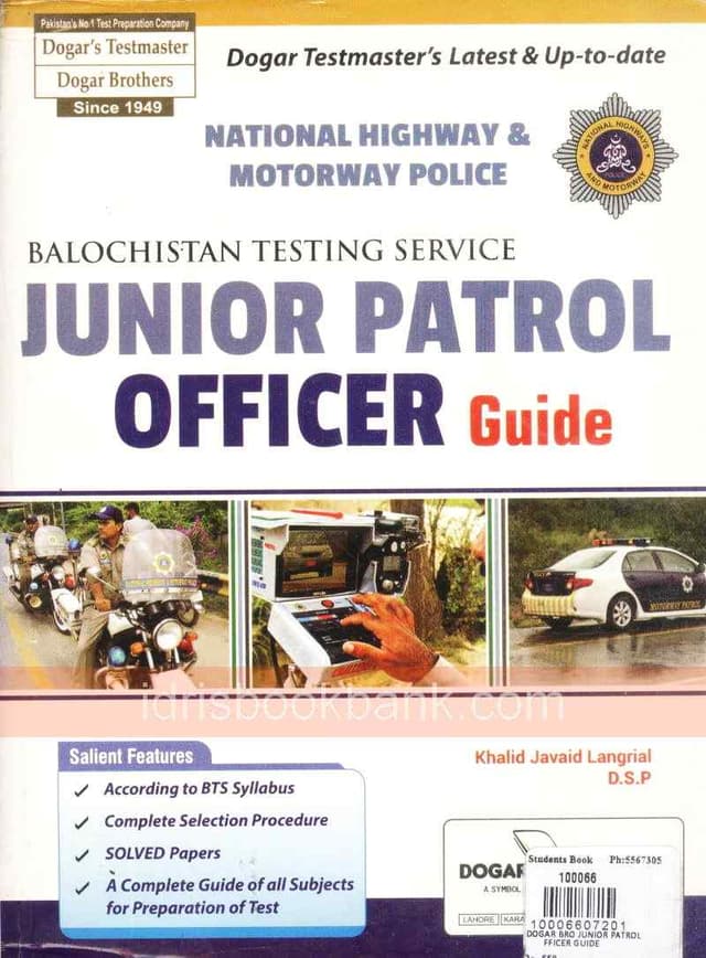 DOGAR BRO JUNIOR PATROL OFFICER GUIDE