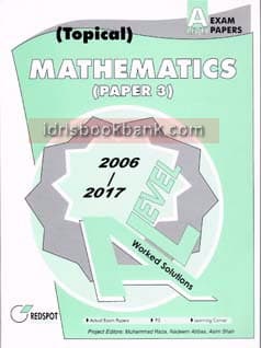 REDSPOT A LEVEL MATHEMATICS TOPICAL PAP 3