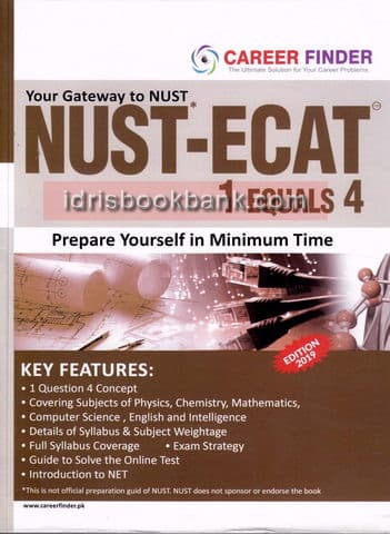 CAREER FINDER NUST ECAT 1 EQUALS 4