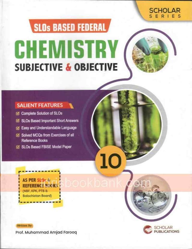 SCHOLAR SERIES KEY TO CHEMISTRY SUB OBJ 10 FB