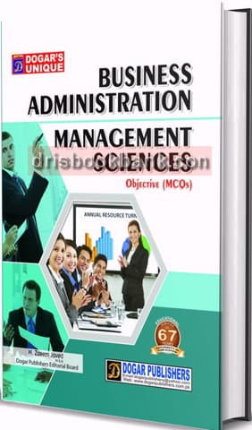 DOGAR UNI BUSINESS ADM MANAG SCIENCE MCQS