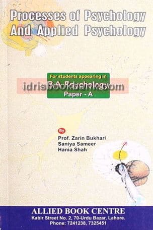 PROCESSES OF PSY AND APPLIED PSY (A) BA