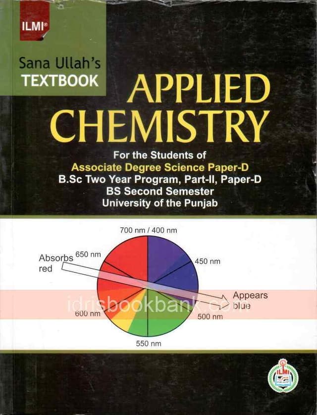 TEXT BOOK APPLIED CHEMISTRY BSC P2 PD