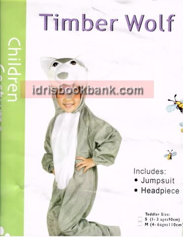 COSTUME TIMBER WOLF MEDIUM