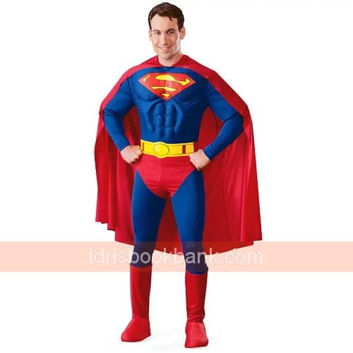 COSTUME SUPERMAN SIZE 26 28 MEDIUM (LOC)