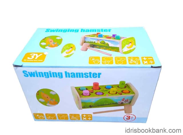 WOODEN SWINGIING HAMSTER NO 9728