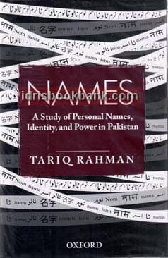 NAMES A STUDY OF PERSONAL NAMES