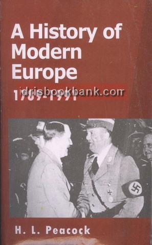 A HISTORY OF MODERN EUROPE 1789-1991