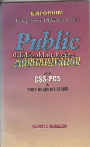 PUBLIC ADMINISTRATION FOR CSS