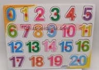 WOODEN ALPHABET WITH PIN