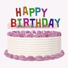 BIRTHDAY ACRYLIC CAKE TOPPER