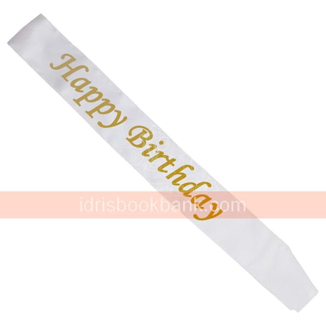 BIRTHDAY SASH