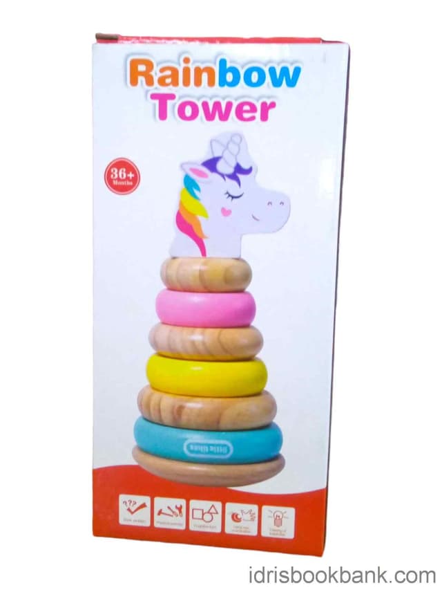 WOODEN RAINBOW TOWER NO ST5091