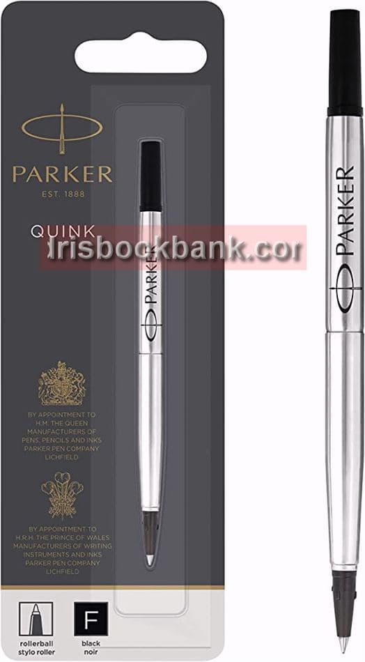 PARKER ROLLER BALL REFILL BLACK FINE