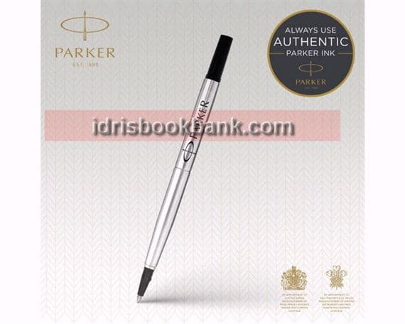 PARKER ROLLER BALL REFILL BLACK MEDIUM