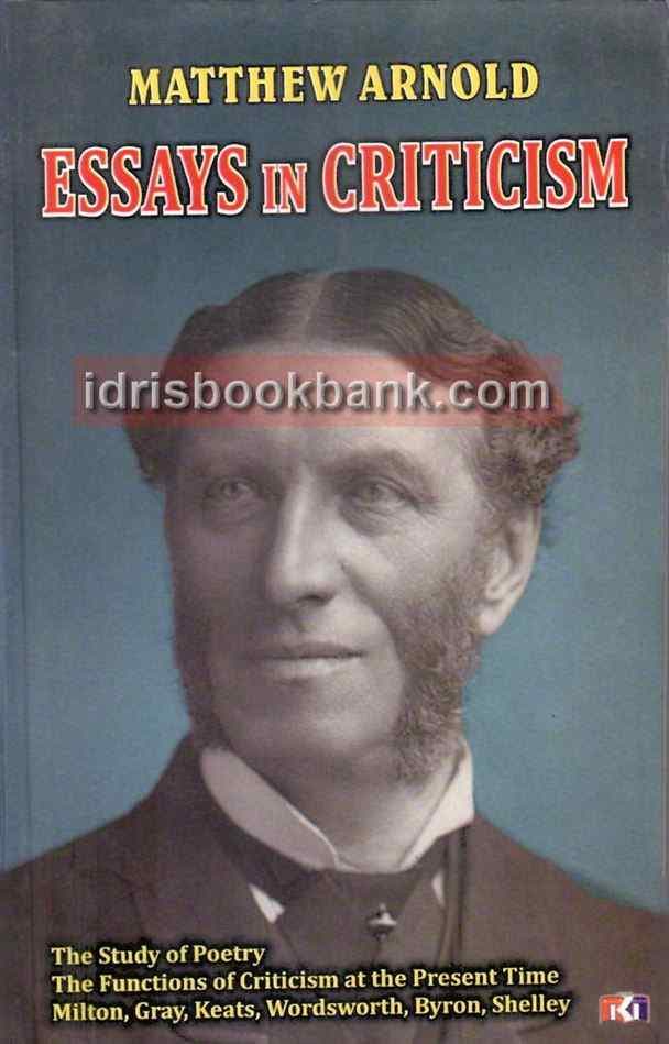 NKM CS ESSAYS IN CRITICISM