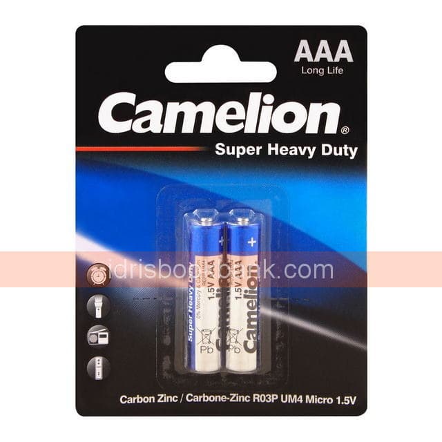CAMELION (AAA) 2 CELLS PACK R03 P BP2B