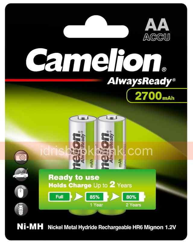 CAMELION (AA) 2 CELLS PACK NH AA 2700 LBP2