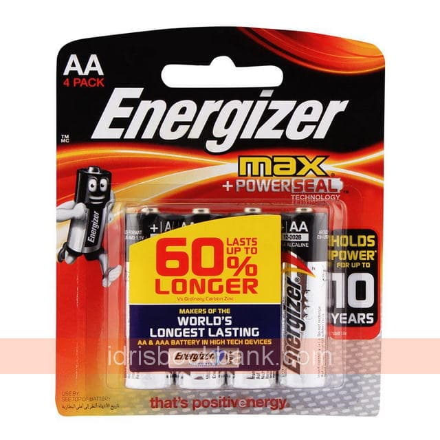 ENERGZER MAX ALK AA BP4