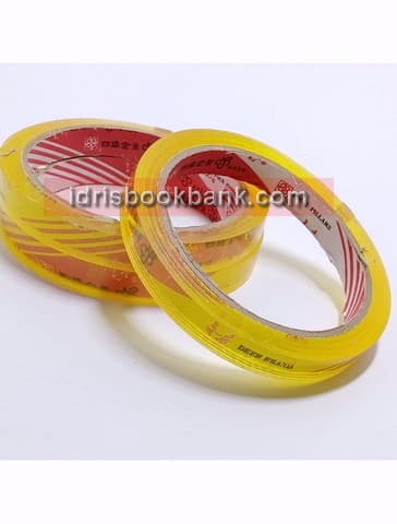 DEER SCOTCH TAPE TRANSPARENT 1/2 HALF INCH