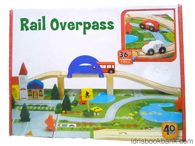 WOODEN RAIL OVERPASS NO MB001