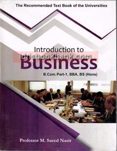 INTRODUCTION TO BUSINESS BCOM P1 SAEED