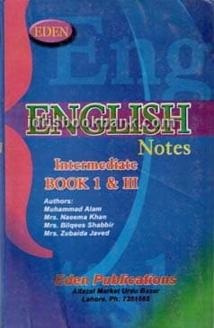 EDEN ENGLISH NOTES 11 BOOK 1 3