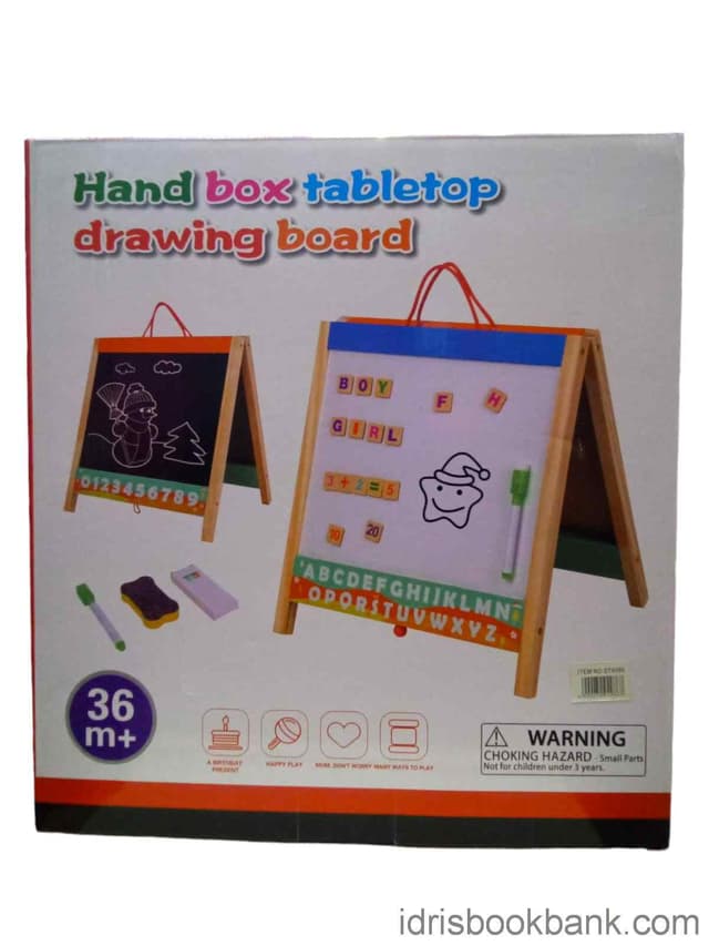 WOODEN MAGNETIC DRAWING BOARD NO ST4986