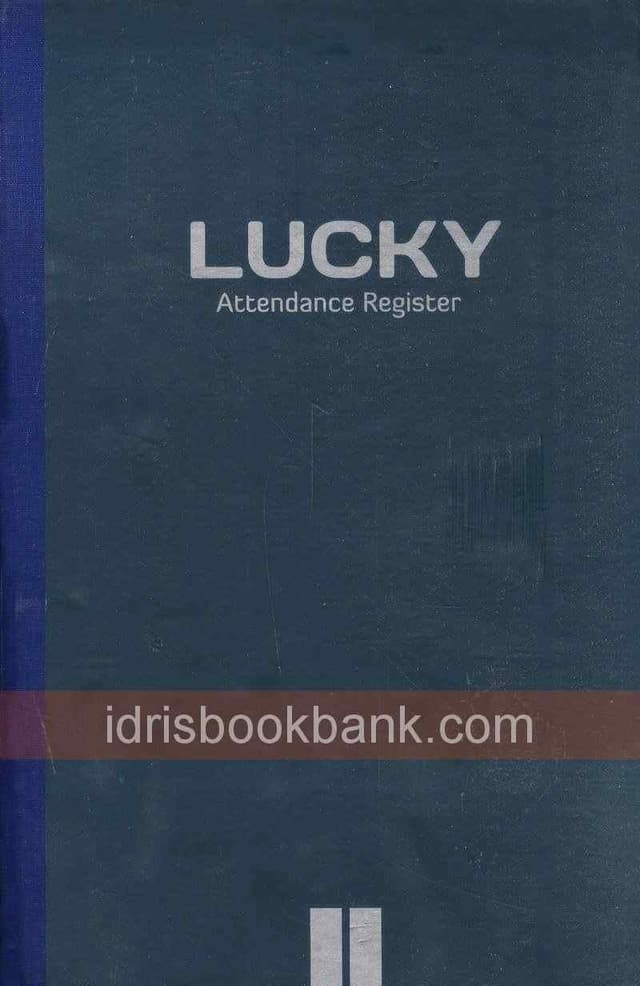 LUCKY ATTENDENCE REGISTER NO 1