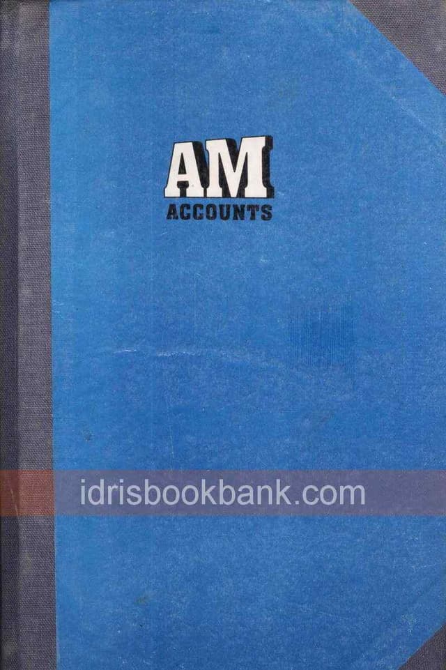 AM ACCOUNTS CASH BOOK URDU NO 6