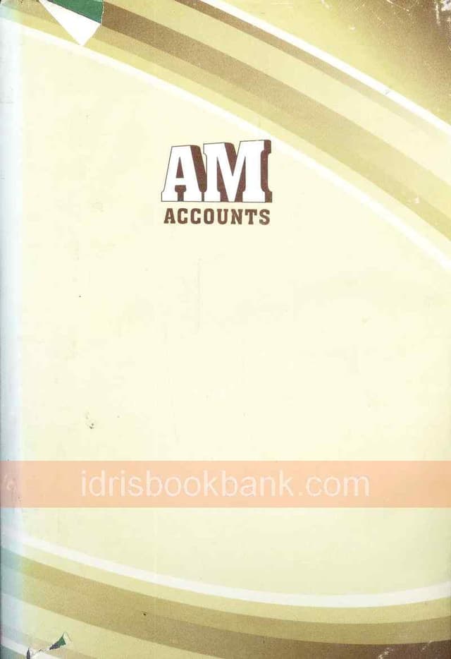 AM ACCOUNTS CASH BOOK URDU NO 10