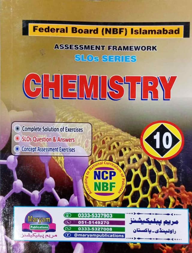 MARYAM KEY TO CHEMISTRY 10