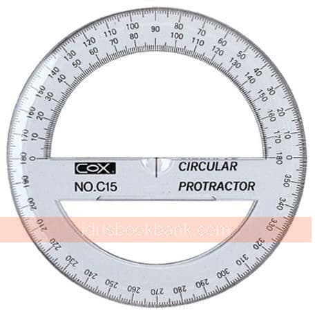 COX CIRCULAR PROTRACTOR NO C15