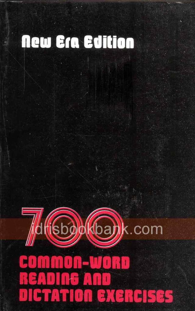 700 COMMON WORD READING AND DICTIONARY