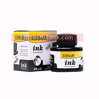 DOLLAR FOUNTAIN PEN INK 60ML BLACK