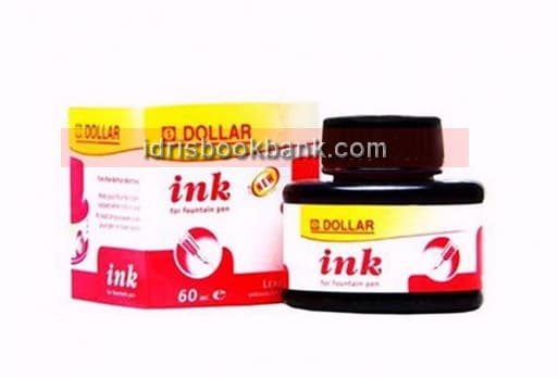 DOLLAR FOUNTAIN PEN INK 60ML RED