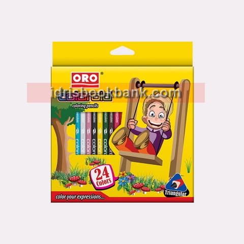 ORO COLOROID COLOUR PENCIL 24 PCS PACK