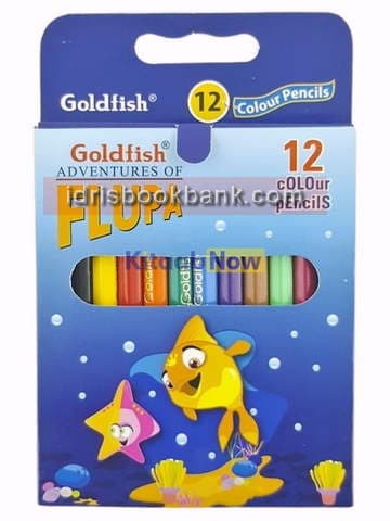 GOLDFISH COLOUR PENCIL 12 PCS PACK SMALL