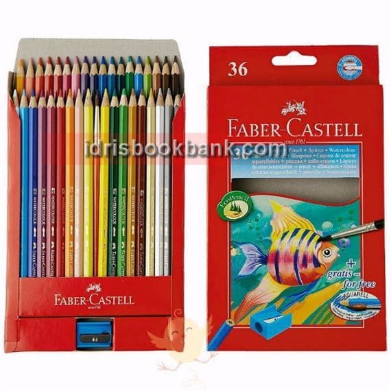 FABER CASTELL WATER COLOUR PENCIL 36 PCS PACK