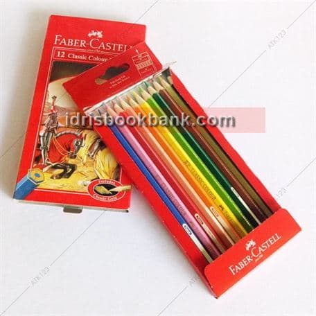FABER CASTELL COLOUR PENCIL 12 PCS PACK