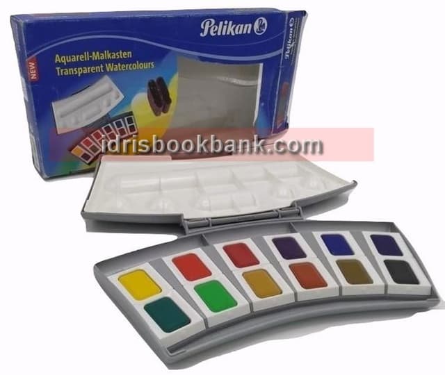 PELIKAN WATER COLOUR 12 PCS PACK