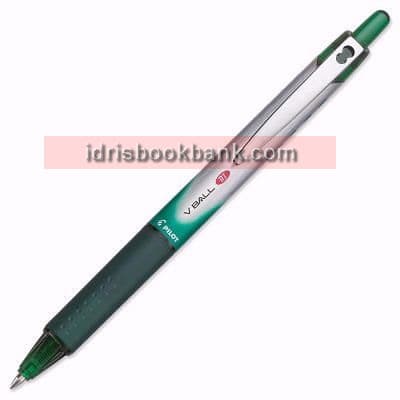 PILOT V BALL RT ROLLER BALL PEN BLRT VB7 GREE