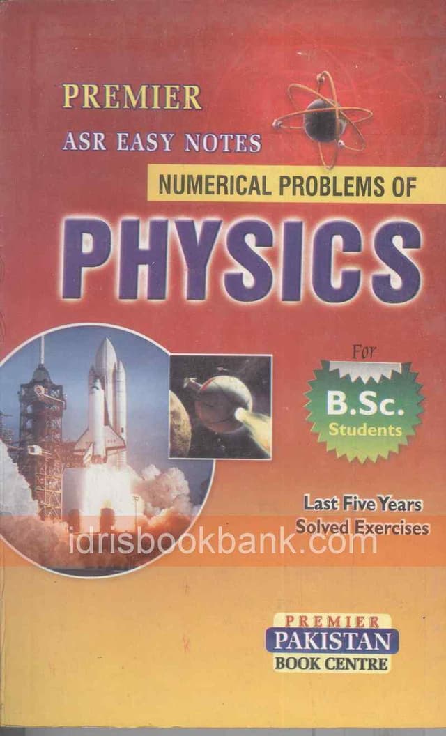 PREMIER PHYSICS NOTES NUMERICAL PROBLEMS