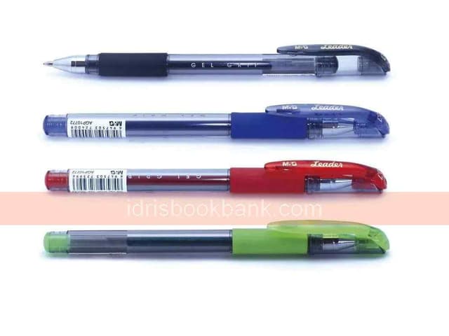 M&G LEADER GEL PEN GREEN