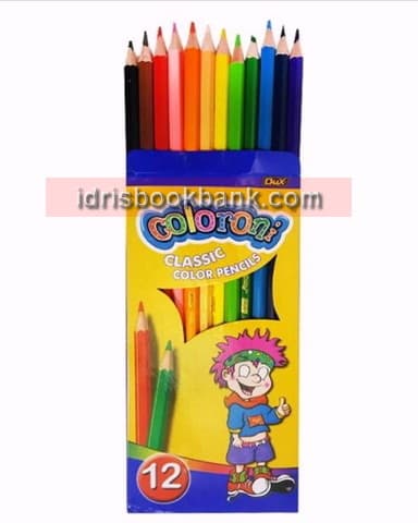 DUX COLORONI COLOUR PENCIL 12 PCS PACK