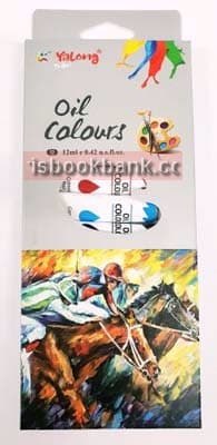 YALONG OIL COLOUR TUBE 12 PCS PACK