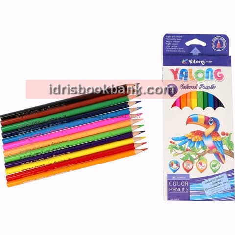 YALONG COLOUR PENCIL 12 PCS YL817208-12