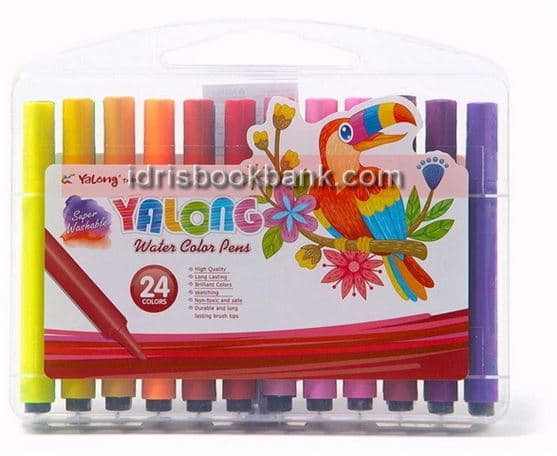 YALONG WATER COLOUR PEN 24 PCS YL875141-24