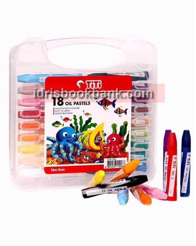 OIL PASTEL 18 COLOURS T 818